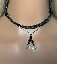 Load image into Gallery viewer, Personal Bling POWER BAND-IT Basic Black Double Beaded Bling