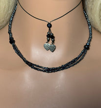Load image into Gallery viewer, Personal Bling POWER BAND-IT Basic Black Double Beaded Bling