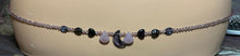 Load image into Gallery viewer, Personal POWER BAND-IT Shades of Amethyst Sculpted Glass Bead Array Crescent