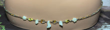 Load image into Gallery viewer, Personal POWER BAND-IT Ivory/Gold Sculpted Glass Bead Array Abstract