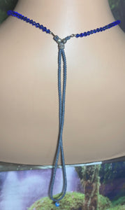 Personal POWER BAND-IT Shades of Blue Sculpted Glass Bead Array