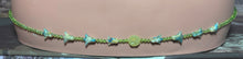 Load image into Gallery viewer, Personal POWER BAND-IT Shades of Green Sculpted Glass Bead Array Flowers