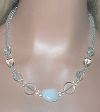 Load image into Gallery viewer, Personal POWER BAND-IT Clear &amp; Cream Sculpted Glass Bead Array