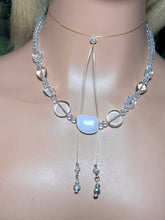 Load image into Gallery viewer, Personal POWER BAND-IT Clear &amp; Cream Sculpted Glass Bead Array