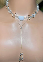 Load image into Gallery viewer, Personal POWER BAND-IT Clear &amp; Cream Sculpted Glass Bead Array