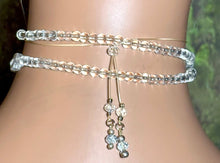 Load image into Gallery viewer, Personal POWER BAND-IT Clear &amp; Cream Sculpted Glass Bead Array
