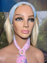 Load image into Gallery viewer, SCARF BAND-IT Exclusive Edition Pink/Blue/Gray Butterfly Theme Resin Butterfly