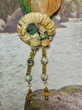 Load image into Gallery viewer, SCARF BAND-IT Exclusive Edition Multi Color Abstract Large Genuine Green Gemstone