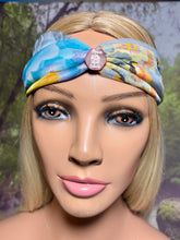 Load image into Gallery viewer, SCARF BAND-IT Exclusive Edition Multi Color Floral Theme Mother of Pearl &quot;Flower Beauty&quot;