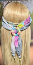 Load image into Gallery viewer, SCARF BAND-IT Exclusive Edition Multi Color Floral Theme Mother of Pearl &quot;Flower Beauty&quot;