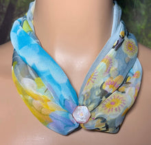 Load image into Gallery viewer, SCARF BAND-IT Exclusive Edition Multi Color Floral Theme Mother of Pearl &quot;Flower Beauty&quot;