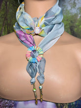 Load image into Gallery viewer, SCARF BAND-IT Exclusive Edition Multi Color Floral Theme Mother of Pearl &quot;Flower Beauty&quot;