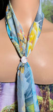 Load image into Gallery viewer, SCARF BAND-IT Exclusive Edition Multi Color Floral Theme Mother of Pearl &quot;Flower Beauty&quot;