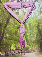 Load image into Gallery viewer, SCARF BAND-IT Exclusive Edition Mauve Shades Floral Theme Mother of Pearl Embossed Flower