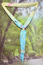Load image into Gallery viewer, SCARF BAND-IT Exclusive Edition Blue Shades Butterfly Theme Genuine Gemstone