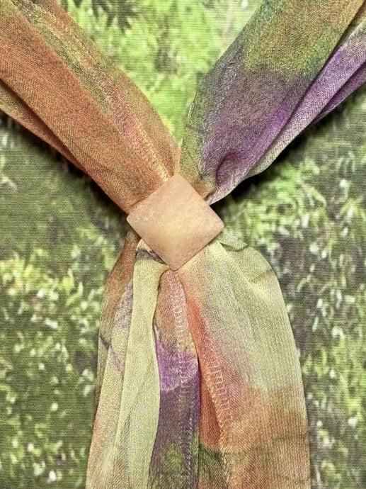 SCARF BAND-IT Exclusive Edition Sunny Shades Abstract Theme Genuine Gemstone