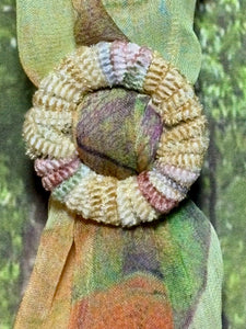 SCARF BAND-IT Exclusive Edition Sunny Shades Abstract Theme Genuine Gemstone