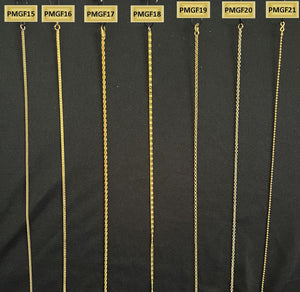 CHAINS PMGF19 Precious Metal Gold Filled 18"