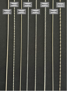 CHAINS PMSS12 Sterling Silver 15"