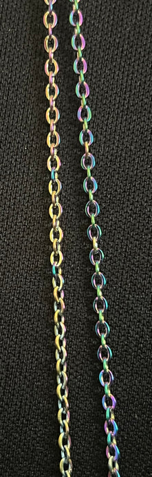 CHAINS SSRB1 Stainless Steel Rainbow Fine