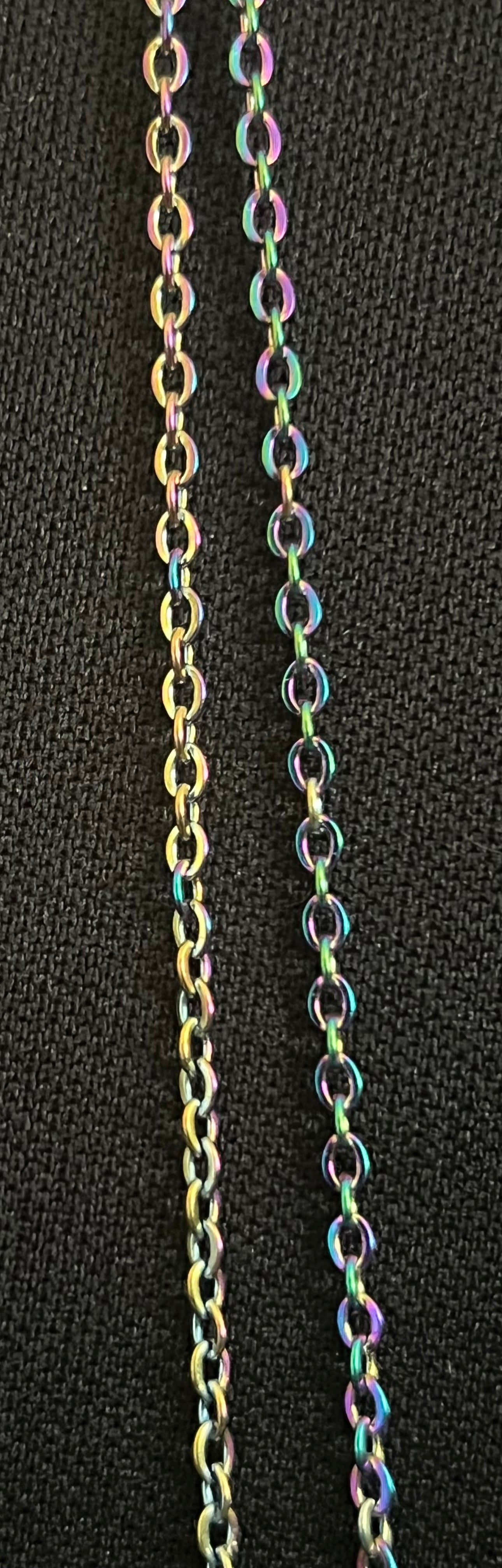 CHAINS SSRB1 Stainless Steel Rainbow Fine